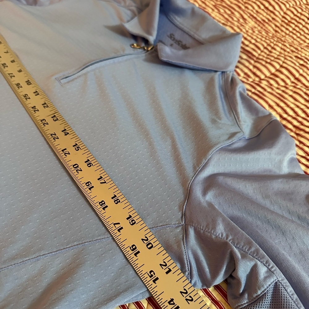 SanSoleil Women's Light Blue Performance Hoodie - Picture 6 of 7